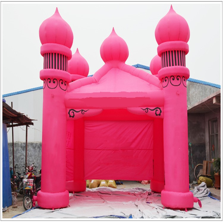 南沙粉色帐篷
